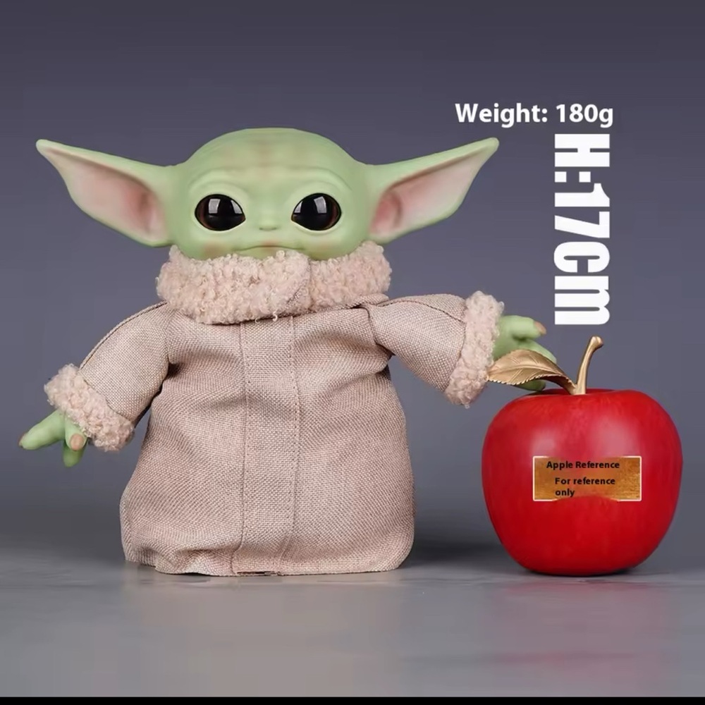 Star Wars Grogu Plush Toy - 6-Inch/17cm Cloth Yoda Baby
